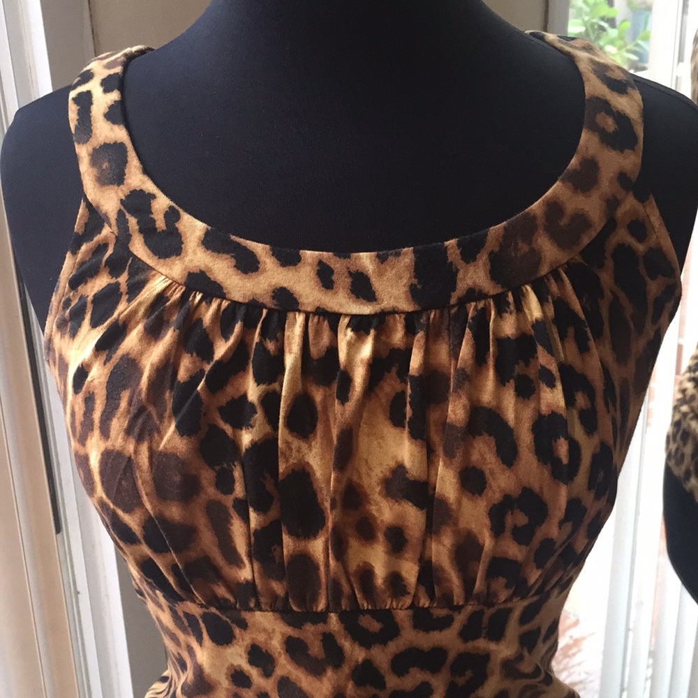 Express Leopard Print Top - Picture 6 of 7